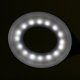 Activeshop Ring LED Snake Desk Lamp with Adjustable Light, White