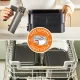 Karstā gaisa fritieris Tefal Easy Fry Crispy EY 7568, 10 l, 2700 W, melns / sudraba