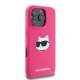 Чехол Karl Lagerfeld Silicone Choupette MagSafe для iPhone 16 Pro Max, Фуксия