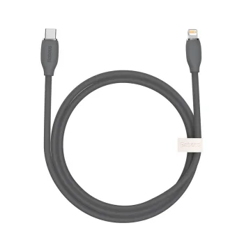 Кабель USB-C - Lightning Baseus Jelly CAGD020001 20W 1.2м Черный