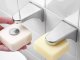 Magnetic Wall Mounted Soap Dish Soap Holder Stand, Silver