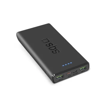 Sbs 10000 mAh ārējais akumulators 20W Power Delivery, melns