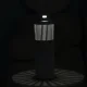Hifuture Wedge Bluetooth Speaker with Reading Lamp, Silver/White