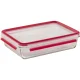 EMSA Clip & Close Glass Food Storage Container Set, 3 Pcs