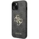 Guess 4G Metal Logo Case for Apple iPhone 15, Grey