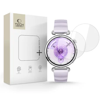 Защитное стекло Tech-Protect Glass Fit+ для Huawei Watch GT 6 41 мм (2 шт.), прозрачное