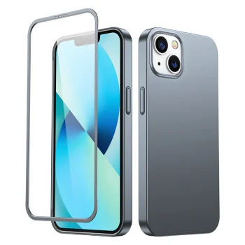 Vāciņš iPhone 13 Joyroom 360 Full Case JR-BP927 ar aizsargstiklu, pelēks