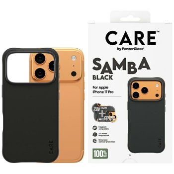 CARE by PanzerGlass Fashionable Samba MagSafe Phone Case Cover iPhone 17 Pro - Black