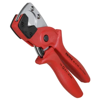 Cauruļu griezējs KNIPEX daudzslāņu un pneimatiskajām šļūtenēm Ø 4–20 mm, 90 10 185