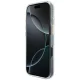 Чехол Guess IML Gradient Script Metal MagSafe для iPhone 17 - белый