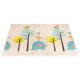 ECOTOYS Folding Foam Play Mat for Kids 200x150 cm Reversible Educational Alphabet Mat