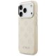 Guess Peony Hot Stamp Script MagSafe maciņš priekš iPhone 17 Pro – bēšs | Phone Case Cover