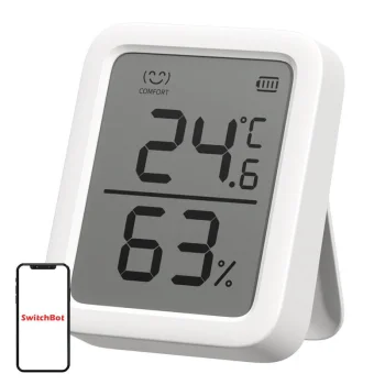SwitchBot Thermometer and Hygrometer Plus 041447 White