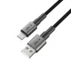 Кабель Tech-Protect UltraBoost DNA USB-A на USB-C 15W 100см Серый