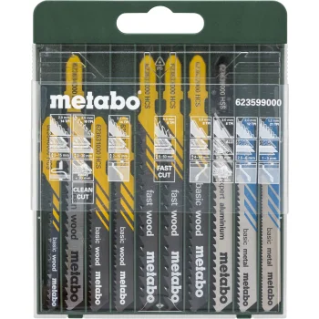 Набор пилок для лобзика Metabo 10 шт. 623599000
