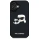 Чехол Karl Lagerfeld 3D Rubber Double Heads для Apple iPhone 16, Черный