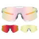 Velobrilles Rockbros SP338 ROAD TO SKY ar maināmām lēcām, pelēkas