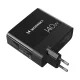 GaN Wozinsky CGWCB 140W sienas lādētājs 3 x USB-C / 2 x USB-A - Melns