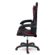 Ergonomisks gaming krēsls Sofotel Draknor, melni sarkans