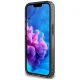 Guess IML Flowers MagSafe vāciņš Apple iPhone 16e - Melns