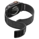 Pulksteņa siksniņa Spigen Athlex Air 2 priekš Apple Watch 44/45/46/49 mm, melna un pelēka