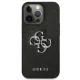 Чехол Guess Saffiano 4G Metal Logo для iPhone 13 Pro / 13, черный