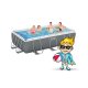 Bestway 56441 Frame Pool 404 x 201 x 100 cm, 18-in-1 Set
