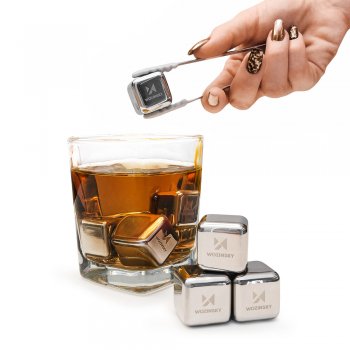 Wozinsky Viskija Akmeņi, Ledus Kubi 8 gab. Dzēriena Atdzesēšanai | Whisky ( whiskey ) Stones Thermal Ice Whisky Cubes