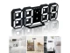 Electronic LED Alarm Clock with Thermometer, Black