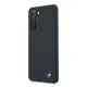 Чехол BMW для Samsung Galaxy S21+ Silicone Signature, темно-синий