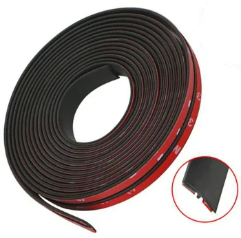 Rubber Seal for Car Windows, 2m, Black