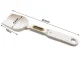 Digital Spoon Scale with LCD Display for Precise Kitchen Measuring, White