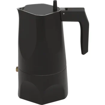 Alessi Moka MT18/3 B Espresso Coffee Maker Black
