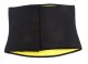Neoprene Slimming Waist Belt for Workouts, Size L 33x22 cm, Black