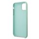 Guess iPhone 11 Pro Max vāciņš Silicone Vintage Gold Logo, zaļš