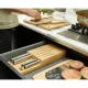 Набор кухонных ножей Joseph Joseph Elevate с бамбуковым лотком для ящика, 5...
