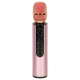 Bezvadu karaoke mikrofons bērniem ar Bluetooth skaļruni 2000mAh SD USB, rozā
