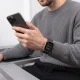 Ремешок Tech-Protect Silicone Line для Apple Watch 44 / 45 / 46 / 49 мм, черный