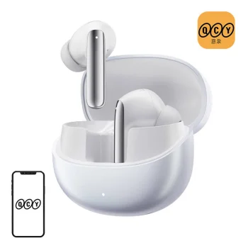 Bezvadu TWS austiņas QCY MeloBuds Pro HT08 ANC Baltas