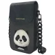 Сумочка для телефона 3-в-1 Nimmy Big Eyed Pet 2.0 Panda с кошельком - черная