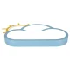 Dimmable LED Cloud Ceiling Light for Kids Room with Remote, Blue