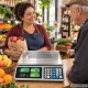 Elektroniskie tirdzniecības svari ar cenu kalkulāciju LCD 40 kg / 2 g