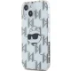 Karl Lagerfeld iPhone 15 / 14 / 13 Case IML Choupette Head & Monogram, Transparent