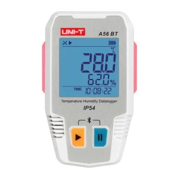 Регистратор температуры и влажности Uni-T A56 BT с Bluetooth