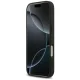 Чехол Guess Grained Flowers Classic Logo MagSafe для iPhone 17 Pro, черный