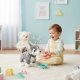 Interactive Walking Husky Dog Toy on Leash Wags Tail and Plays Music for Kids