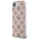 Guess Peony Script Logo MagSafe vāciņš iPhone 16e, brūns