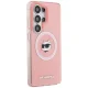Karl Lagerfeld IML Repeated Choupette MagSafe vāciņš Samsung Galaxy S26 Ultra, rozā