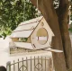 Koka Putnu Māja Barotava 32,5x21x19cm | Wooden Birdhouse Bird Feeder