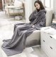 Oversized Warm Sweatshirt Blanket with Sleeves and Pocket for Men and Women